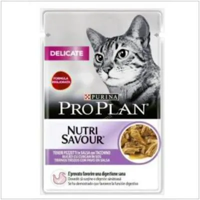 Purina Veterinaria pro plan feline delicate tacchino 26 x 85 g, Purina Vet