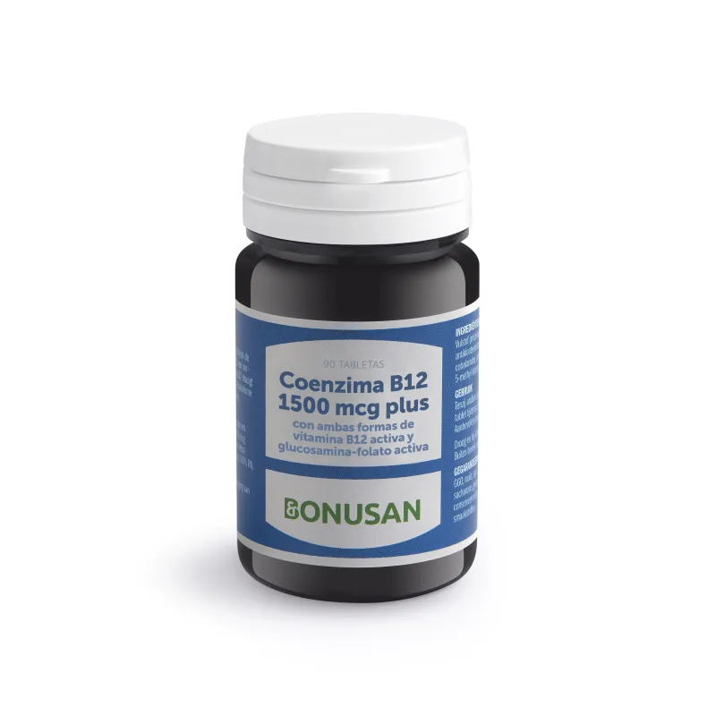 Coenzima b12 1500 mcg plus 90 comprimidos, Bonusan