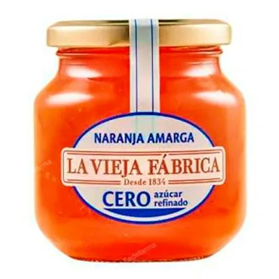 Compota de laranja amarga sem açúcar refinado 290 g, La Vieja Fabrica