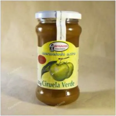 Mermelada de ciruela verde extra sin azúcar 320 g, Intracma