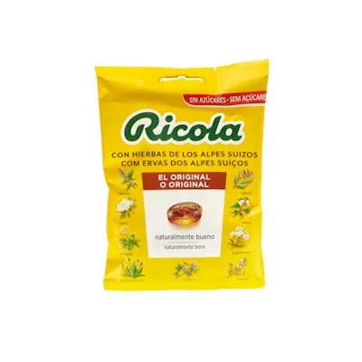 Caram bolsa sin azúcar hierbas stevia 70 g, Ricola