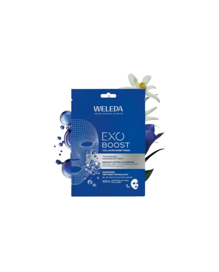 Exo boost masque en tissu redensifiant 20 ml, Weleda
