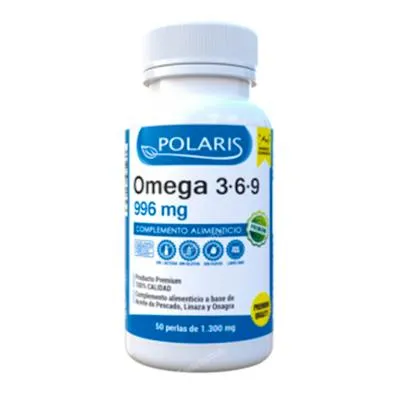 Omega 3-6-9 996 mg 50 perlas, Polaris