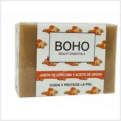 Cúrcuma y argan jabón pastilla 100 g, Boho