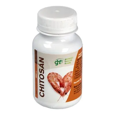 Chitosan 600 mg caps 100 uds., Ghf
