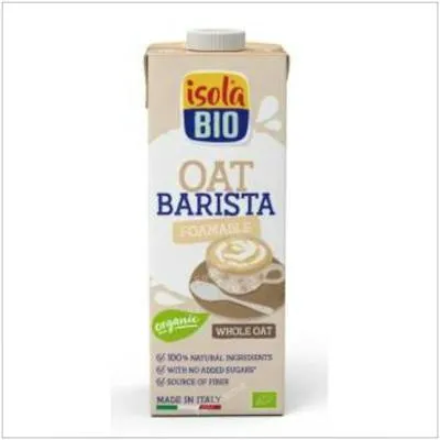 Bebida vegetal de avena barista 1 l BIO 6 uds., Isola