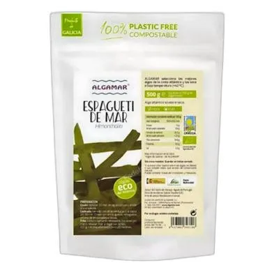 Spaghettis d'algues de mer BIO 500 g, Algamar