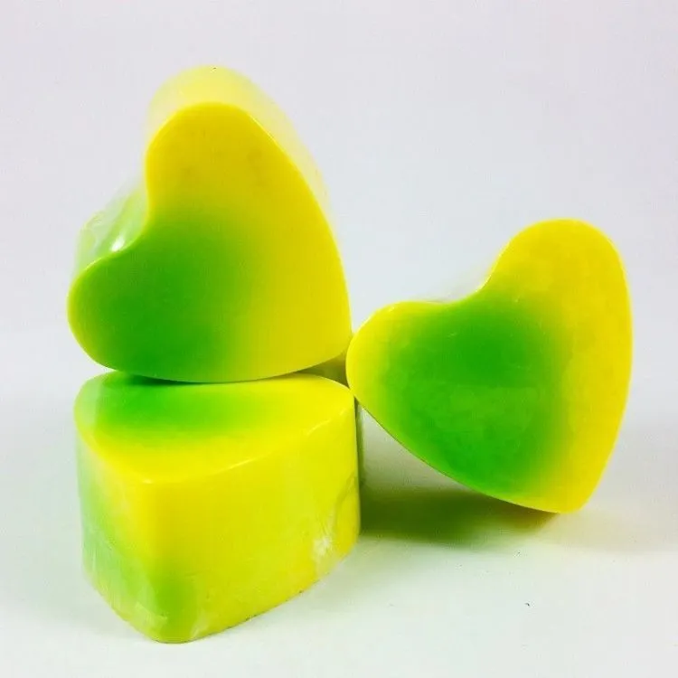 Jabón forma corazón Melón, Big Soap Factory