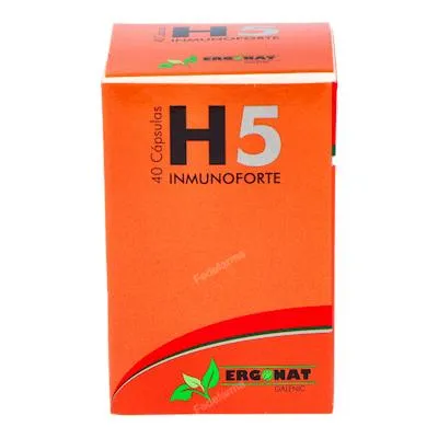 H5 inmunoforte 40 cápsulas, Ergonat