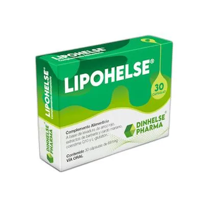 Lipohelse 30 cápsulas, Dinhelse