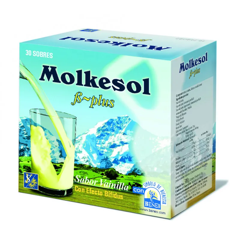 Molkesol vainilla 30 sobres, Ynsadiet