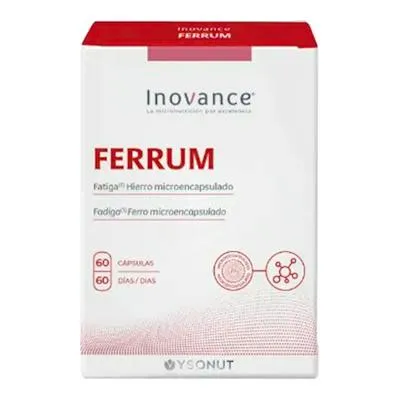 Ferrum hierro 60 cápsulas, Inovance
