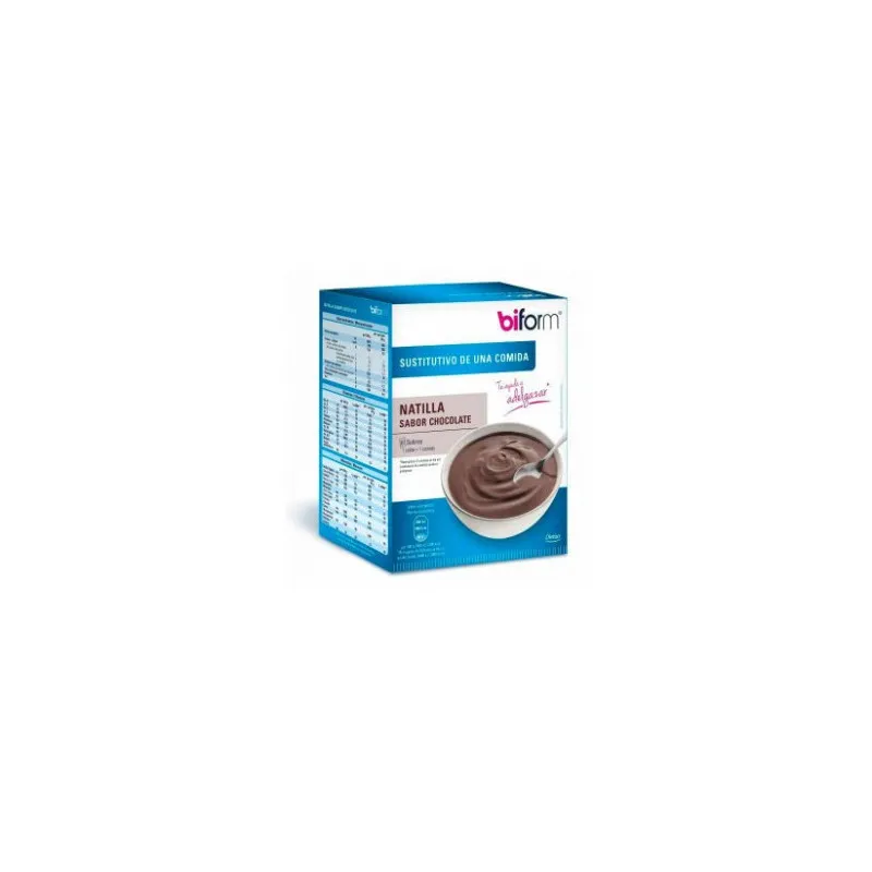 Natillas chocolate 6 sobres, Biform