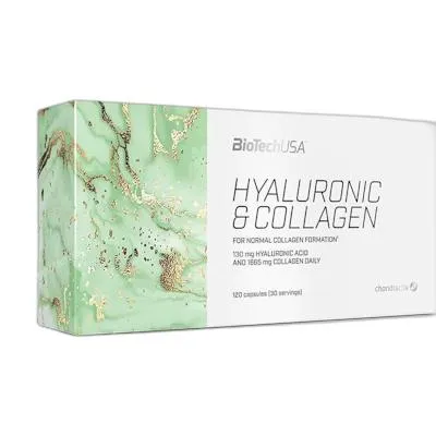 Hyaluronic and collagen 120 cápsulas, Biotechusa