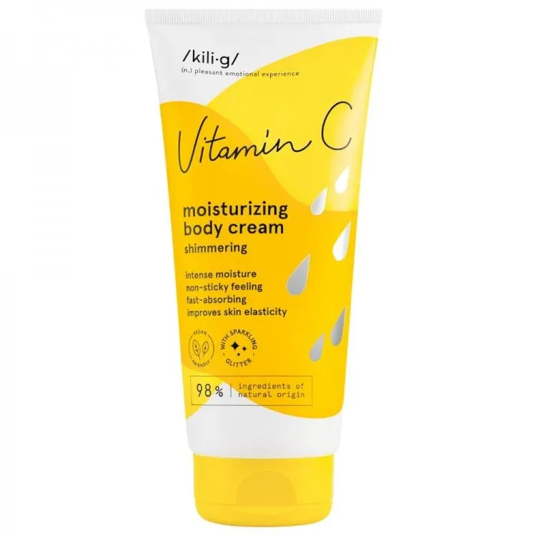 Crema corporal hidratante con Vitamina C, Kilig