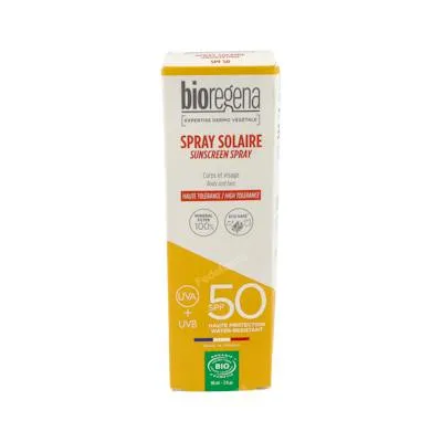 Spray solar SPF50 crema hipoalergenica BIO 90 ml, Bioregena