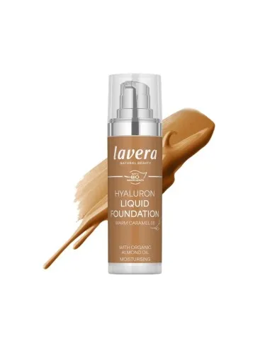 Maquillaje fluido hyaluron 08 warm caramel, Lavera