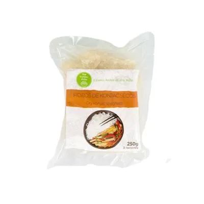 Espaguetis secos de konjac sin gluten sin azúcar 250 g, The Konjac Shop