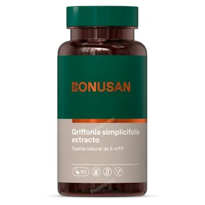 Griffonia simplicifolia extracto 60 cápsulas vegetales, Bonusan