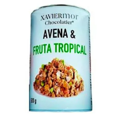 Granola de avena fruta tropical 500 g, Xaviermor