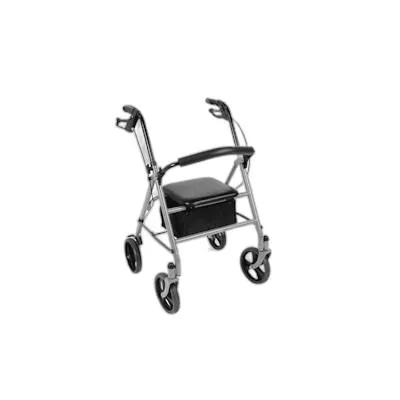 Rollator de acero teti plata, Moretti
