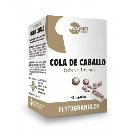 Cola De Caballo De 400 mg 45 cápsulas, Waydiet