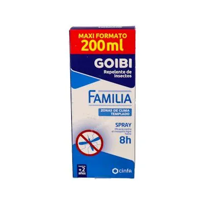 Familia repelente de insectos spray 200 ml, Goibi