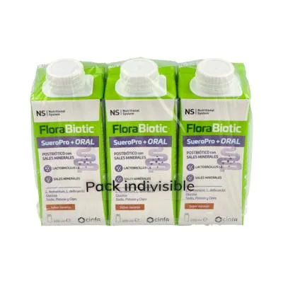Florabiot sueropro+ s. naranja 3 x 200 ml, Ns