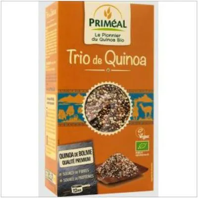 Quinoa trio blanca roja negra BIO 500 g, Primeal