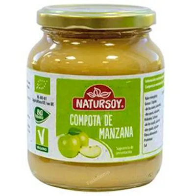 Compota de manzana BIO 360 g, Natursoy