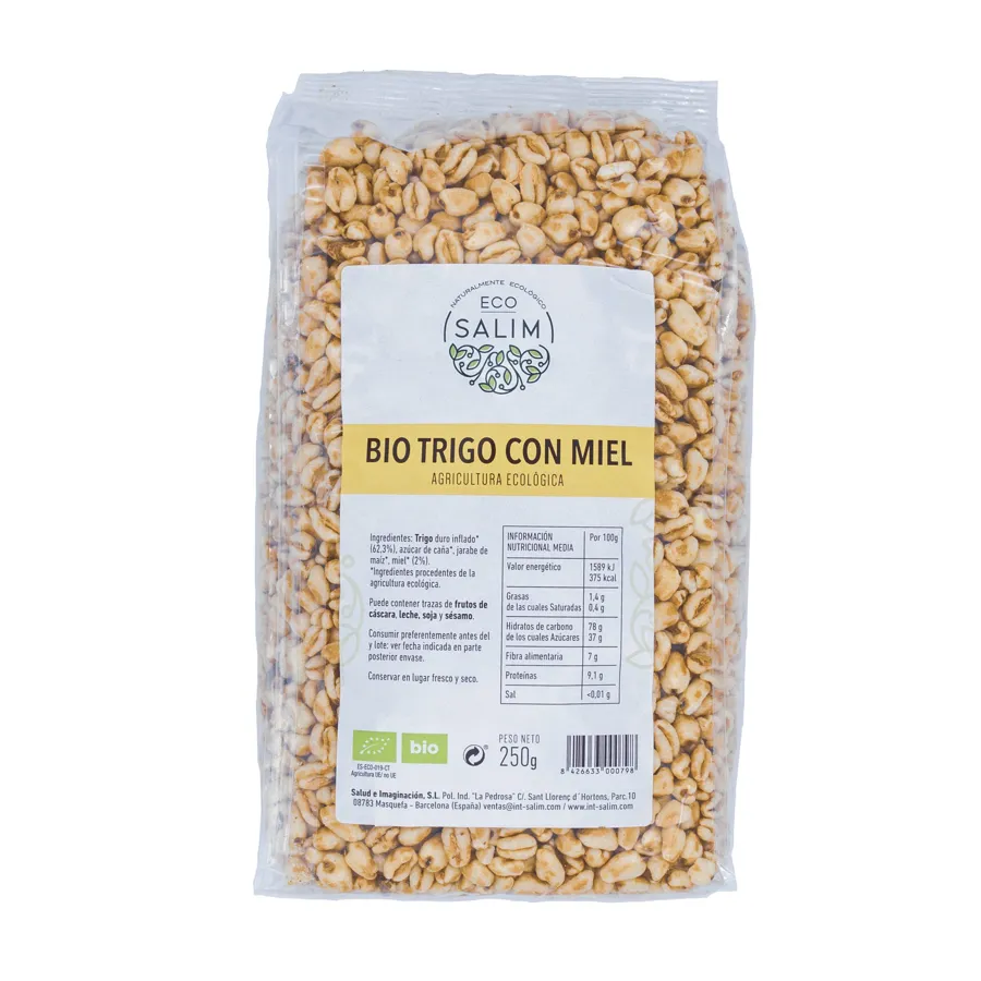 Trigo con Miel BIO 250 g, Ecosalim