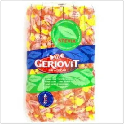 Caramel quartiers acides sans sucre 1 kg, Geriovit