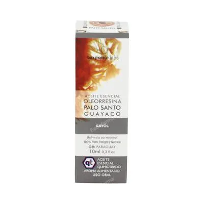 Palo santo resina ácido esencial alimentario 10 ml, Terpenic