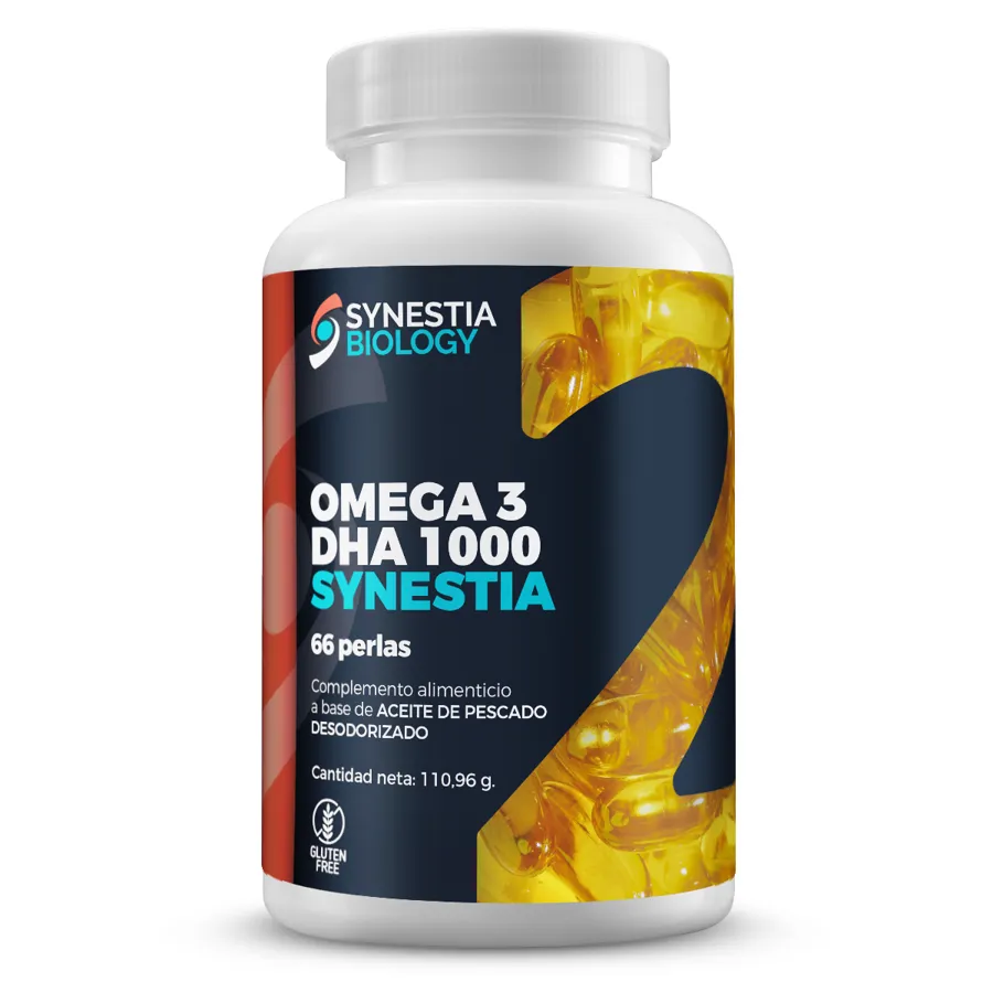 Omega 3 DHA 1000 synestia 66 perlas, Synestia Biology