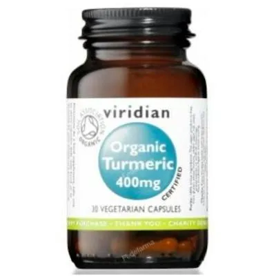 Cúrcuma 400 mg BIO 30 cápsulas vegetales, Viridian