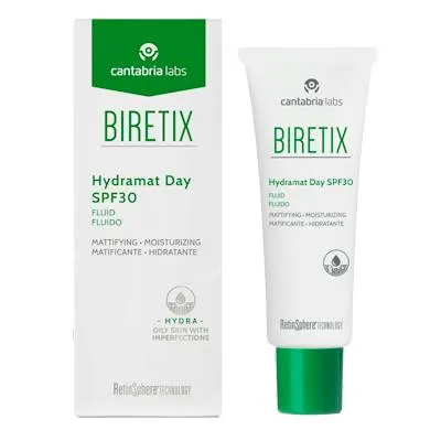Hydramat day SPF30 hidratante 50 ml, Biretix