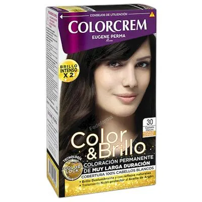Colorcrem coloracion PERMANENTE30 castano oscuro, Eugene Perma