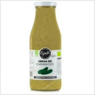 Crema de calabacin BIO 440 g, Capell