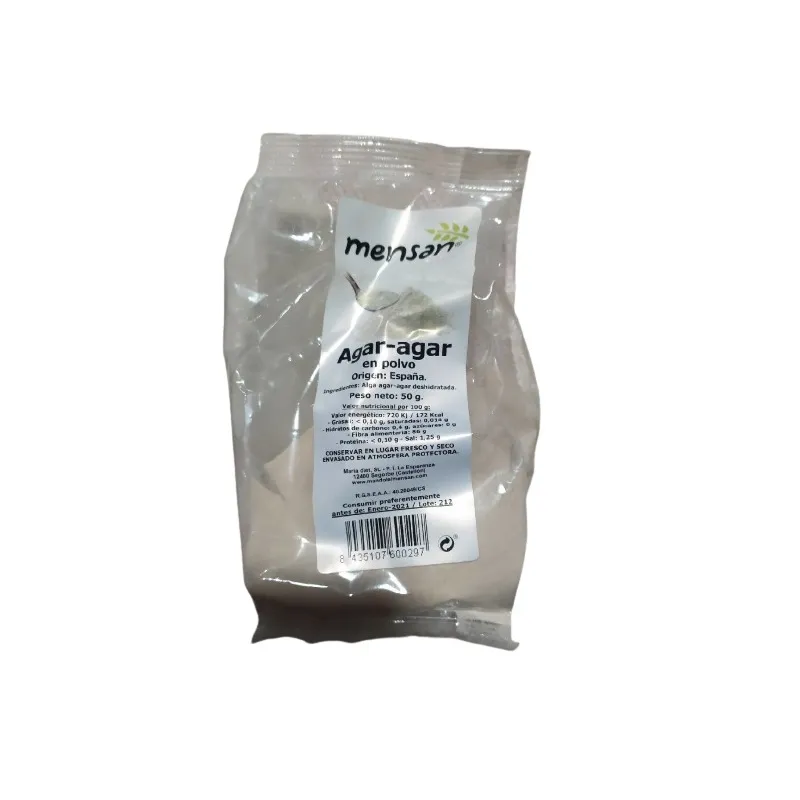 Agar agar polvo 50 g, Mensan