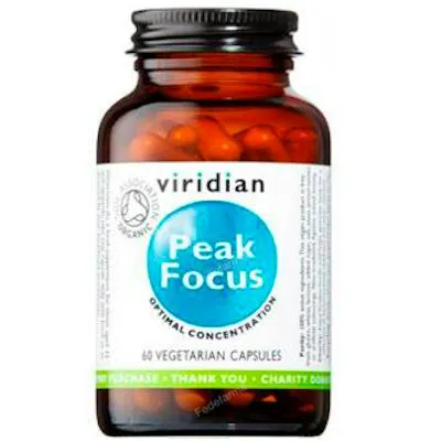 Peak focus 60 cápsulas, Viridian