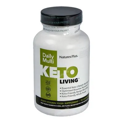 Keto living daily multi 90 cápsulas, Natures Plus