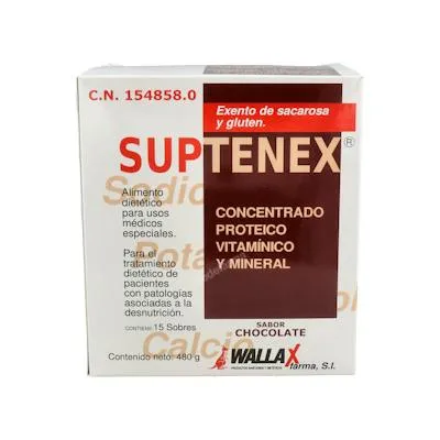 Suptenex chocolate 15 sobres, Wallax Farma