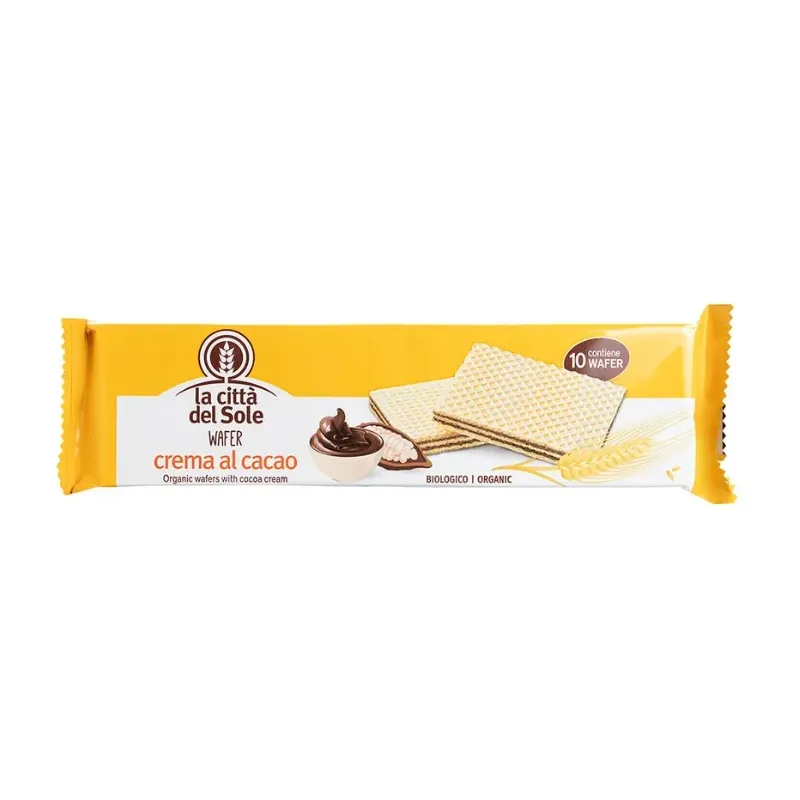 Wafer crema cacao 125 g, La Citta Del Sole