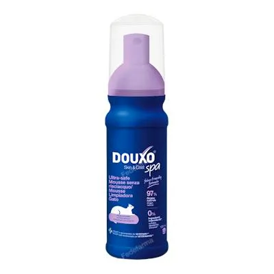 Douxo spa mousse gatto pulizia senza stress vet 150 ml, Ceva Vet