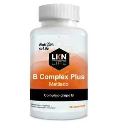 B complex plus metilado 60 cápsulas vegetales, Lkn