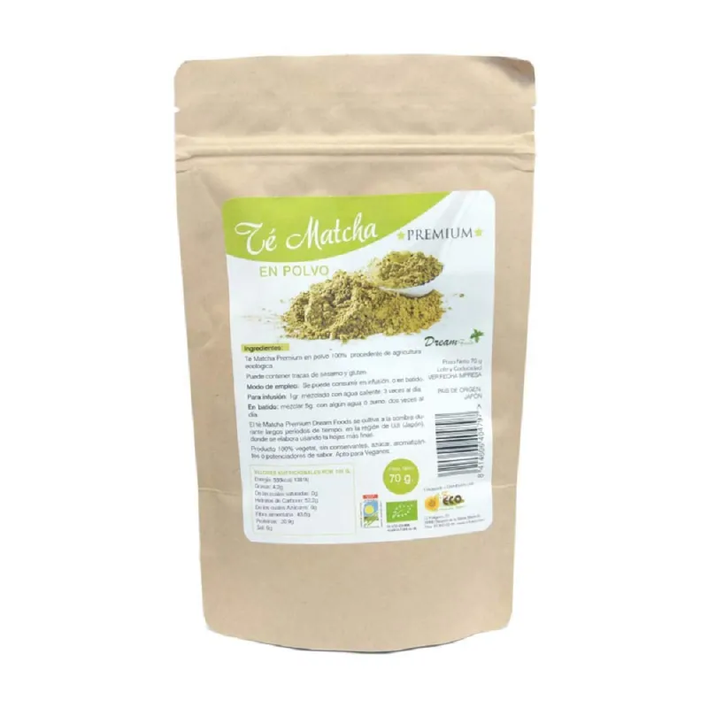 Té matcha polvo dreamfoods 70 g, Dream Foods