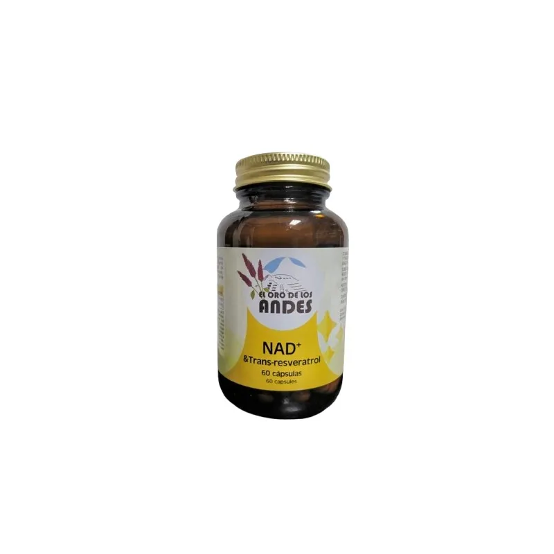 Nad+transresveratrol el oro de los andes 60 cápsulas, Oro Los Andes