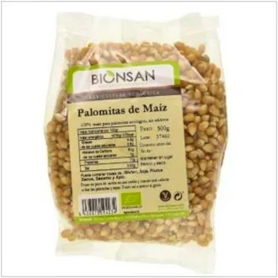 Maiz para palomitas BIO 500 g, Bionsan