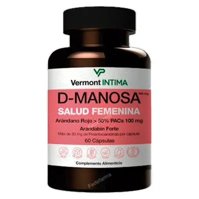 D-manosa arandabin forte 60 cápsulas, Vermont Intima