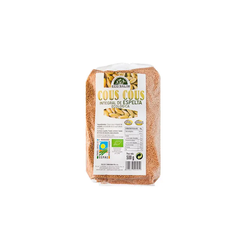 Cuscus de espelta integral BIO 500 g, Eco Salim